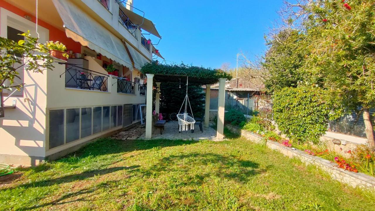 Апартаменты The Garden House Corfu Alepou Экстерьер фото