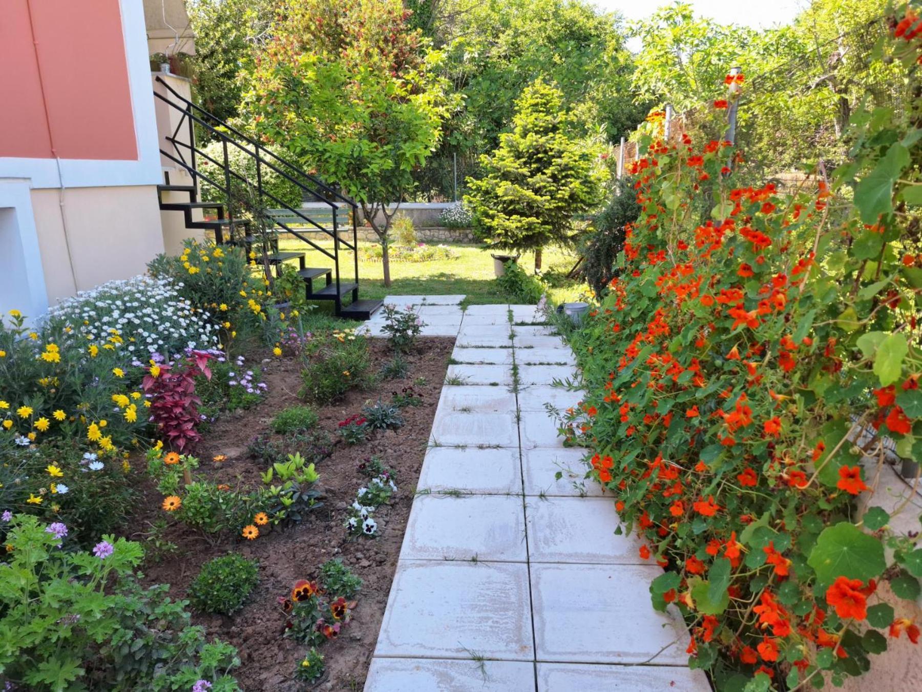 Апартаменты The Garden House Corfu Alepou Экстерьер фото